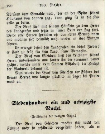 Siebenhundert ein und achtzigste Nacht