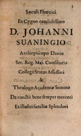 Thomae Bartholin Dissertatio de Cygni Anatome ejusq[ue] Cantu