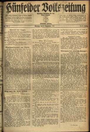 Ausgabe vom Montag, den 05. Dezember 1921.