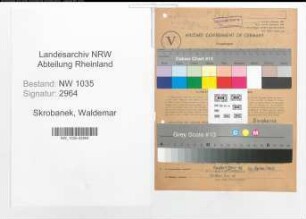 Entnazifizierung Waldemar Skrobanek , geb. 30.01.1921 ()