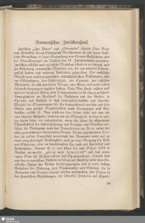 Romantisches Zwischenspiel