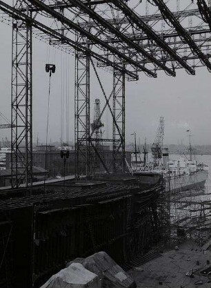 "Howaldt-Werft" (aus der Serie "Hamburg als Industrieplatz")
