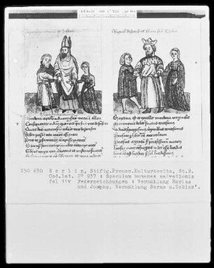 Speculum humanae salvationis — ---, Folio 11versoBuchseite