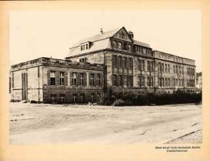 Technische Hochschule, Aachen Wiederaufbau: Ansicht Gebäude Eisenhüttenkunde