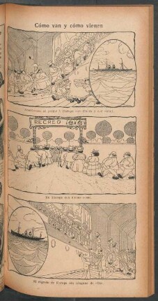 Cómo van y cómo vienen - [Cómic]