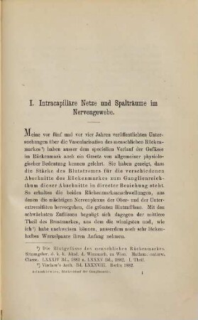 Der Blutkreislauf der Ganglienzelle