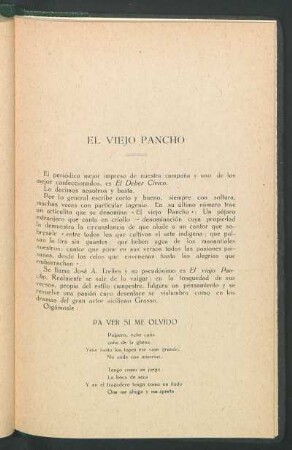 El viejo Pancho