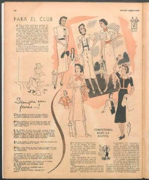 Coquetería bajo la lluvia