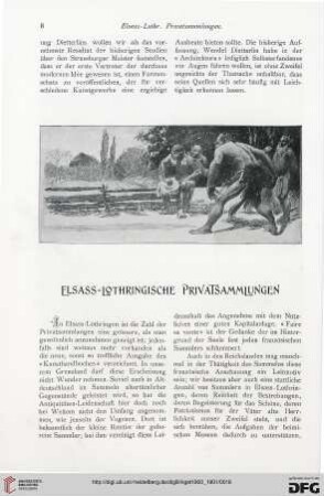 Elsass-Lothringische Privatsammlungen, [1]