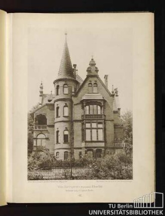 62. Villa Springmann, Bismarkstr., Elberfeld. Architekt: Hans Grisebach, Berlin.