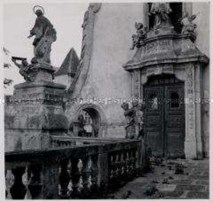 Dürnstein, Stiftskirche, Terrasse