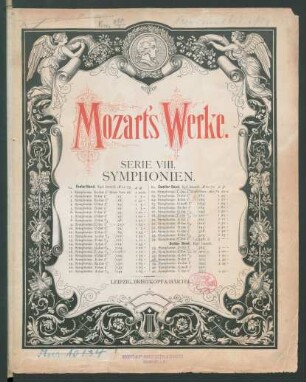 Ser. 8, Bd. 3,38: 38. Symphonie. D Dur, Köch. Verz. 504