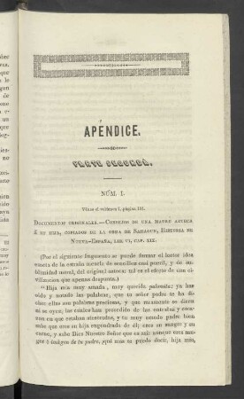 Apéndice. Parte Segunda
