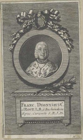 Bildnis des Franc. Dionysius á Rost