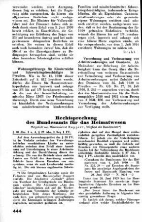 Brahl: Wohnungsfürsorge für Kinderreiche und Schwerkriegsbeschädigte in Preußen [Wohnungsfürsorge]