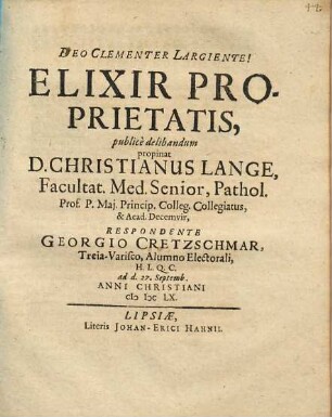 Elixir Proprietatis