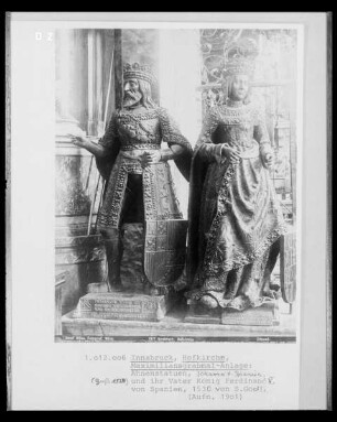 Ferdinand V. der Katholische und seine Tochter Johanna von Spanien