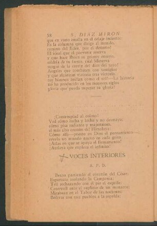 Voces interiores