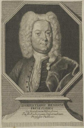 Bildnis des Christianus Henricus Freiesleben