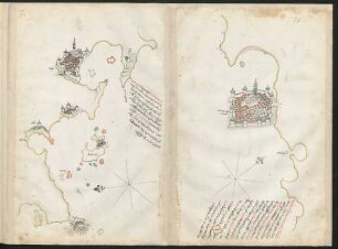 Illustration: f. 7a-7b Pula und Novigrad