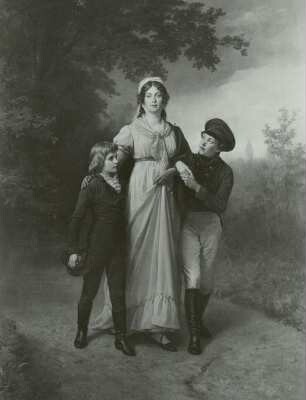 Königin Louise mit ihren Söhnen