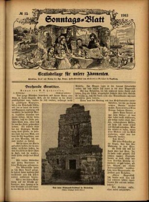 Ausgabe vom Sonntag, den 13. April 1913.