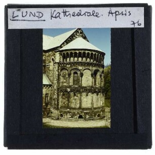 Lund, Dom : Außenansicht, Apsis