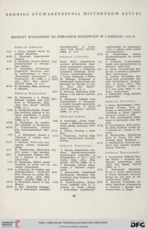 Kronika stowarzyszenia historyków sztuki
