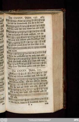 Der CXXXV. Psalm. 135.
