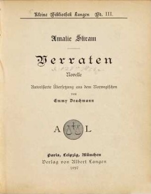 Verraten : Novelle