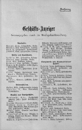 Geschäftsanzeigen