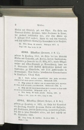 4323. Westen (Hermann, J. U. L.).