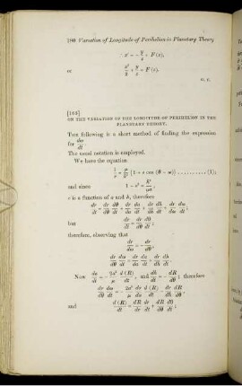 On the variation of the longitude of perihelion in the planetary theory.