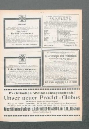 Nachruf : [Rudolf Brinkmann]