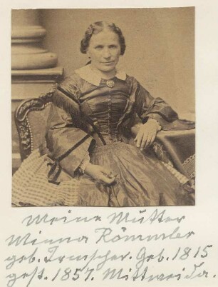 Porträt von Minna Römmler