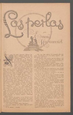Las perlas : Ilustró Camoens