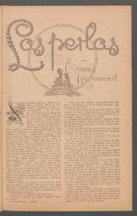 Las perlas : Ilustró Camoens