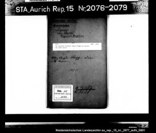 Der Apotheker Diedrich August Plagge als Senator der Stadt Aurich