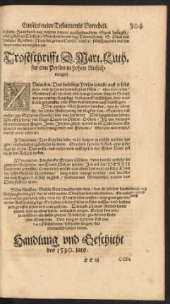 Handlung und Geschicht des 1530. jars.