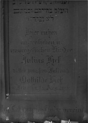 Grabstein 525 [Hahn S. 240 Grab-Nr. 502]: Grabstein 525B [Hahn S. 240 Grab-Nr. 502]