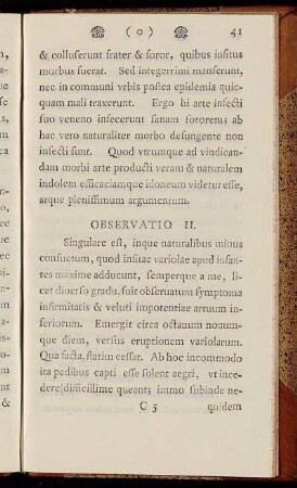 Observatio II.