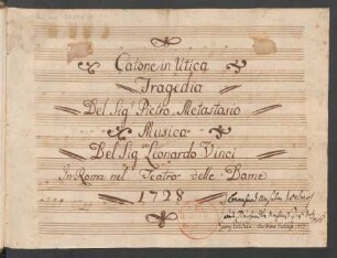 Catone in Utica; V (6), orch
