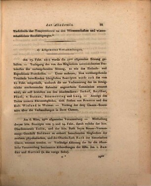 Geschichte der Akademie [der Wissenschaften in München] .... 1813 (1814)