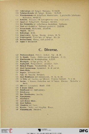 C. Diverse (Nr. 122-283)