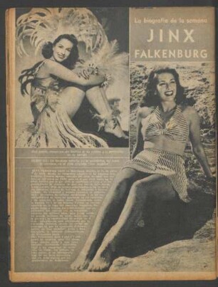 La biografía de la semana: Jinx Falkenburg