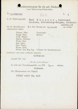 Messmer, Karl