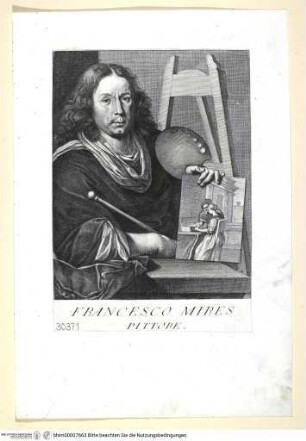 Portrait des Frans van Mieris - Francesco Mires