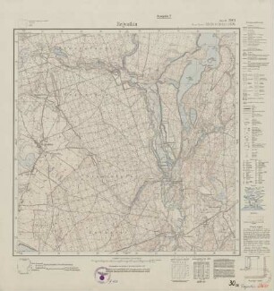 2961 (alte Nr.: 1494) Regenthin, Meßtischblatt (4cm - Karte)