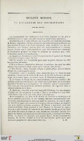 Bulletin mensuel