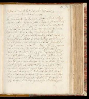 Copie de la lettre de Mr. Arnaud du 3e Avril 1684.